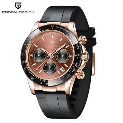 PAGANI DESIGN Luxury Chronograph Stop Watch for Men Sapphire MIYOTA VK63 Sport Waterproof Quartz Men's Wristwatches Reloj Hombre