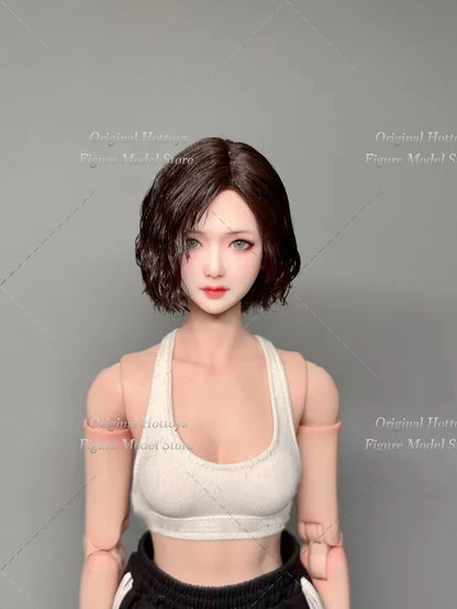 19 Style 1/6 Scale Female Soldier Scene Accessories Tang Li Head Cover Wigs Series For 12-inches Action Figure Doll Bald Head