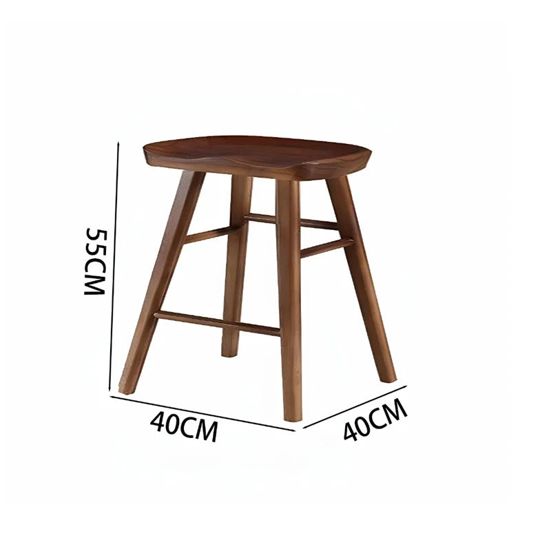 Nordic Bar Chair, Bar Stool, Solid Wood Home Chair, High Stool, Mobile Phone Store Stool, Modern Minimalist Bar Chair, Bar Stool