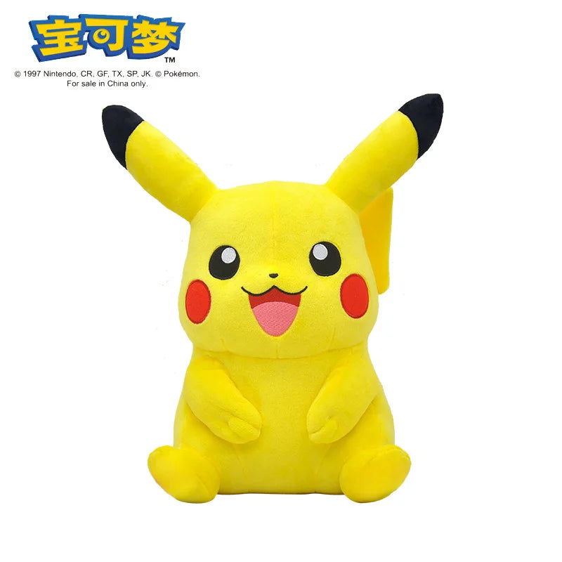 POKEMON Original Plush Toy Gengar Pikachu Kawaii Charizard Genuine Plush Doll Soft Cute Cartoon Piplup Toys for Kids Gift