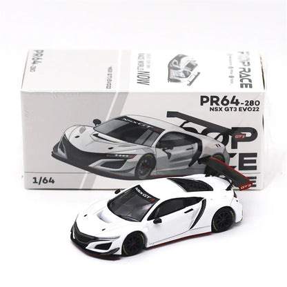 POP RACE 1:64 SINGER DLS TURBO NSX GT3 EVO22 EVA RT TEST TYPE-01 Diecast Model Car