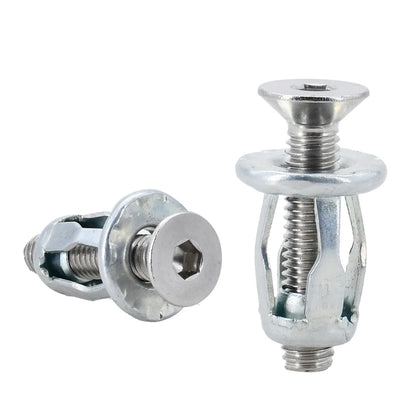 M4 M5 M6 Petal Rivet Nuts Carbon Steel Molly Jack Nut License Plate Fixing Metal Panel Clamp Lock Rivnut Screw Nut Kit Nutsert