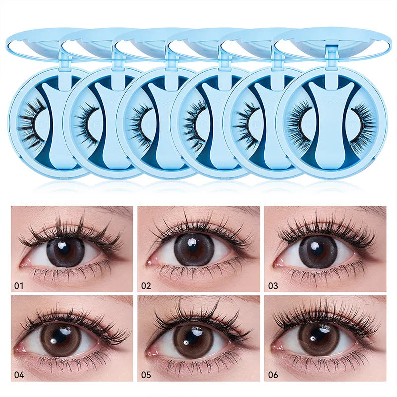 BQI magnetic adhesive false eyelashes are easy to wear and can be removed at any time. They give you natural-looking eyelashes.