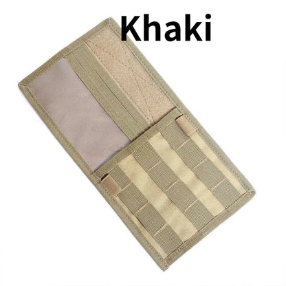 Tactical Car Sun Visor Organizer, Molle Webbing Storage Pouch, Multi-Pocket Auto Interior Holder for Cards Pens Tools