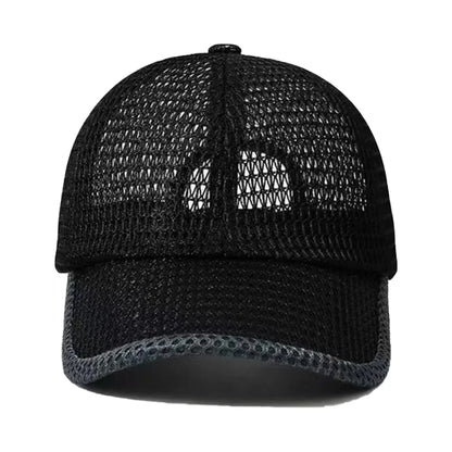 1 Simple Unisex Mesh Breathable Baseball Cap, Adjustable Casual Hat for Spring and Summer Outdoor Use, Sun Protection Hat