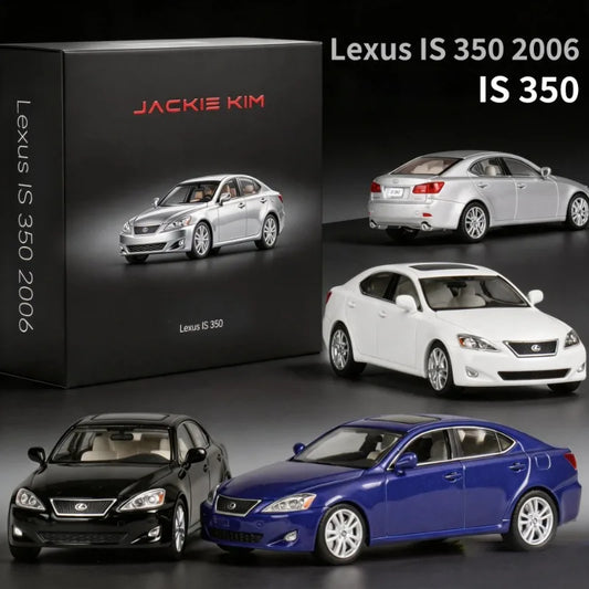 Genuine Licensed 1:64 Scale 2006 Lexus IS 350 Diecast Car Model with Metal Base & Rubber Tires Collection Miniature Voiture Gift