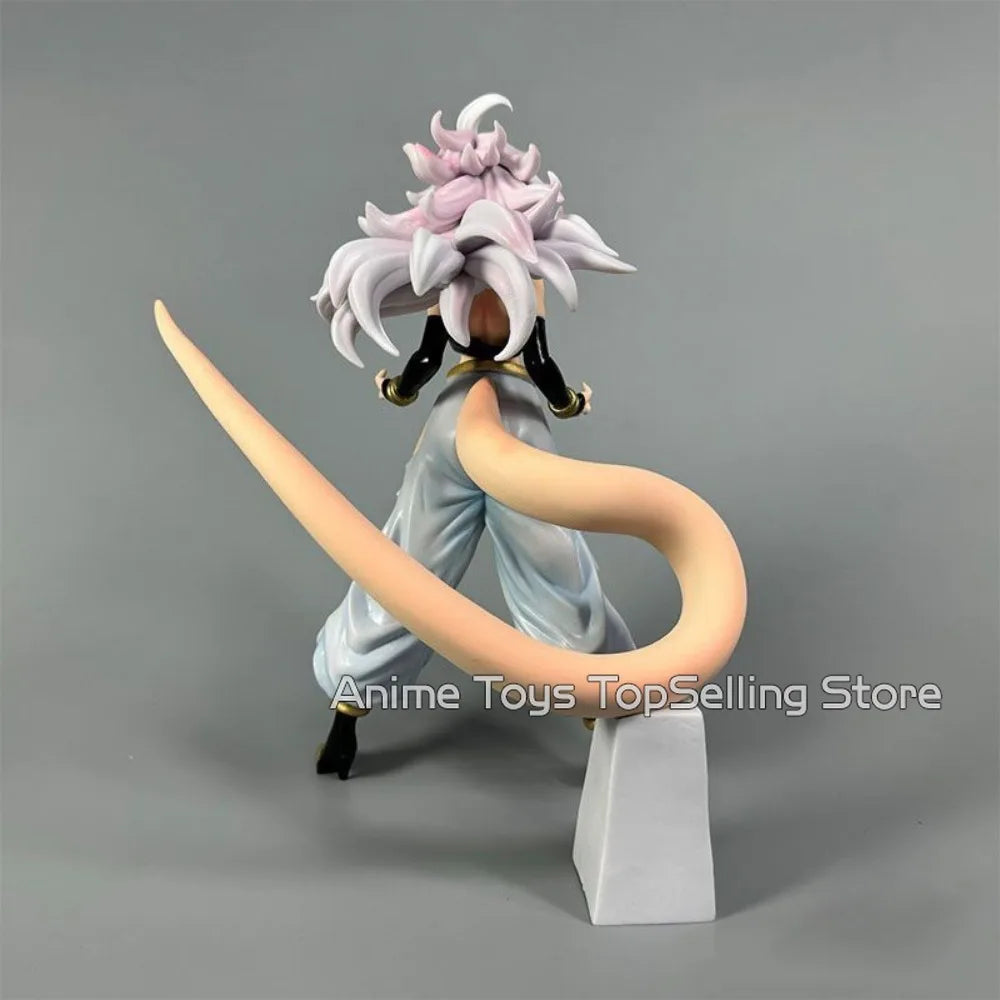 28cm Anime Dragon Ball Z Figurine Android #21 Majin Buu Figure PVC Statue Collectible Model Toys Gifts