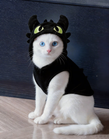 Little Devil Cat, Dog Clothes, Winter Cat, Puppy Cat, Blue Cat, Kitten, Pet, Hair Loss Prevention, Autumn and Winter Collection