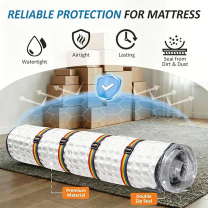 Mattress Vacuum Compression Bag for Latex Memory Foam 80% Space Saving Moving Storage Queen King Reusable Dustproof 2026