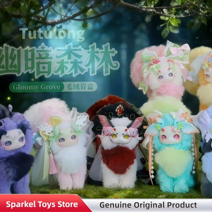 Tutulong Gloomy Grove Series Plush Blind Box 5th Generation Cute Anime Figurine Collectible Decor Dolls Mystery Box Toy Gift