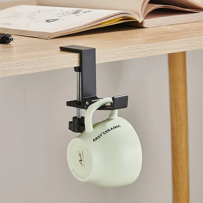 1/2pcs Adjustable Foldable Desk Edge Hook Gaming Headset Desk Hanger Backpack Storage Hanging Hook Holder Punch-free Hook Rack