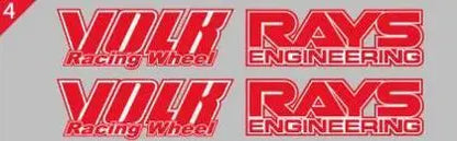 Classical Car Styling Classical Wheel Rim Decorative Vinyl Creative Sticker Decal Set for RAYS Volk Racing TE37 TE37 SL TE37C