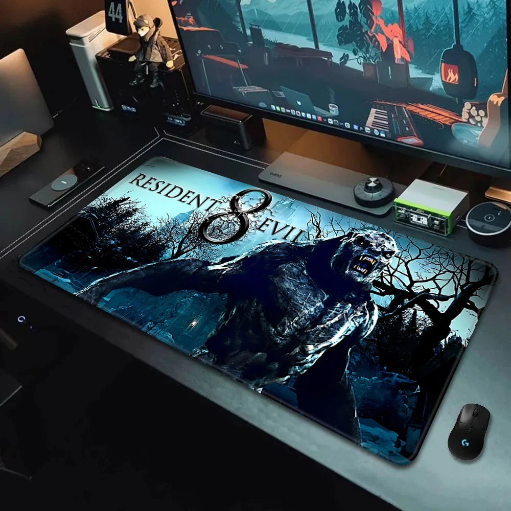 Hot Movies Residents Evils Mousepad HD Printing Computer Gamers Locking Edge Non-slip Mouse Pad XXL90x40cm Keyboard PC Desk Pad