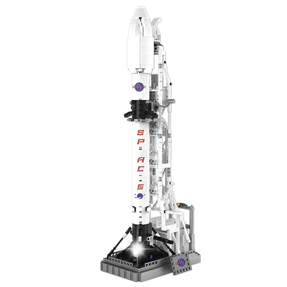 869PCS Moon Landing Program Space Rocket X Building Blocks City Aerospace Shuttle Model Bricks Educational Toys For Boys Gifts