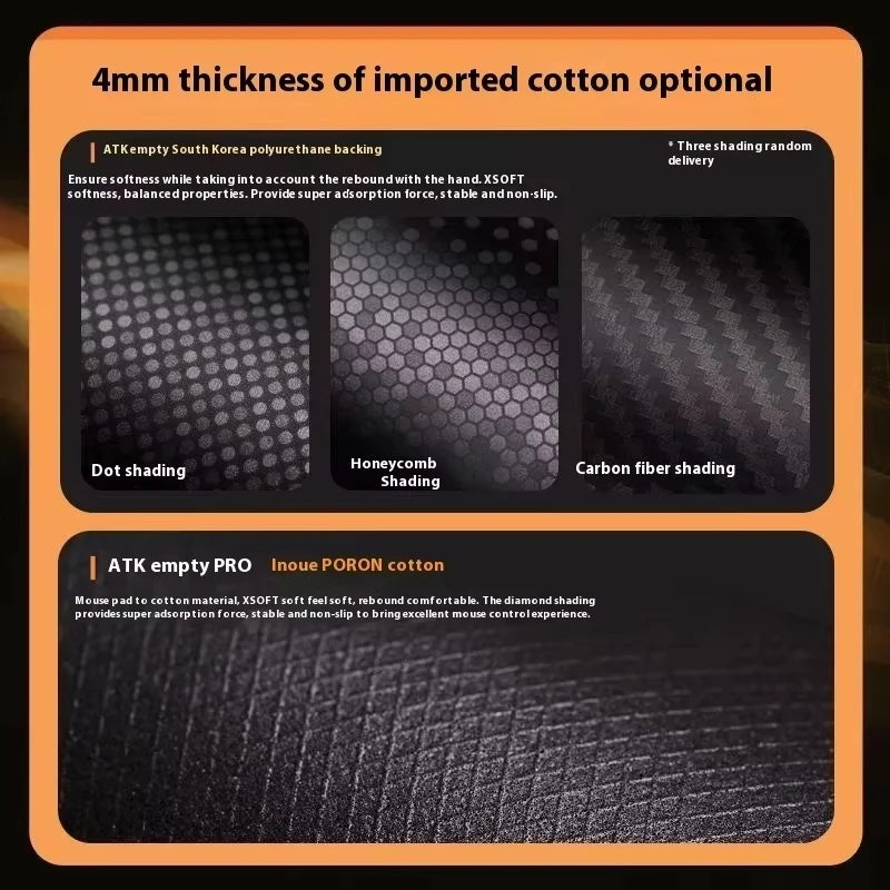 Hot ATK Kong Xsoft Esports Mouse Pad For 60%-80% Mechanical Keyboard Anti Slip Pad Desktop Gaming Gears PORON CSGO Pads For Game