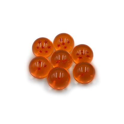 4.3CM Anime DBZ 7 Stars Balls 3.5CM Figures Toys New In Box Shenron Dragon Crystal Balls PVC Collection Complete Set Retail