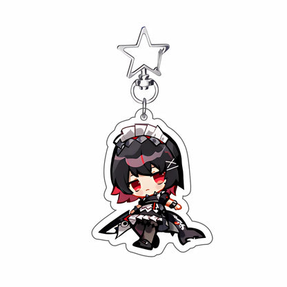 New Hot Game Zenless Zone Zero Keychains Pendant Car Ellen Joe Seth Lowell Jane Doe Von Lycaon Nicole Fans cosplay Gifts