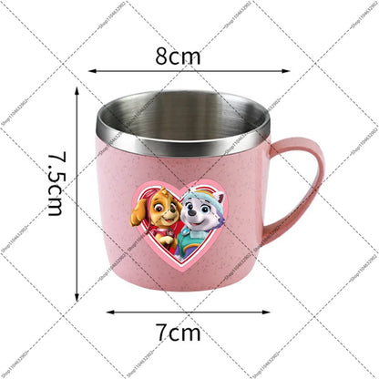 Paw Patrol Portable Stainless Steel Coffee Mug Chase Skye Cartoon Anime Pattern Printed Water Cup Household Couples Milk Cups