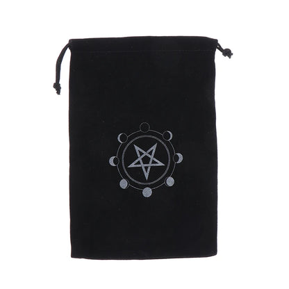1Pc Velvet Tarots Oracle Cards Storage Bag Runes Constellation Witch Divination Accessories Jewelry Dice Drawstring Pouch