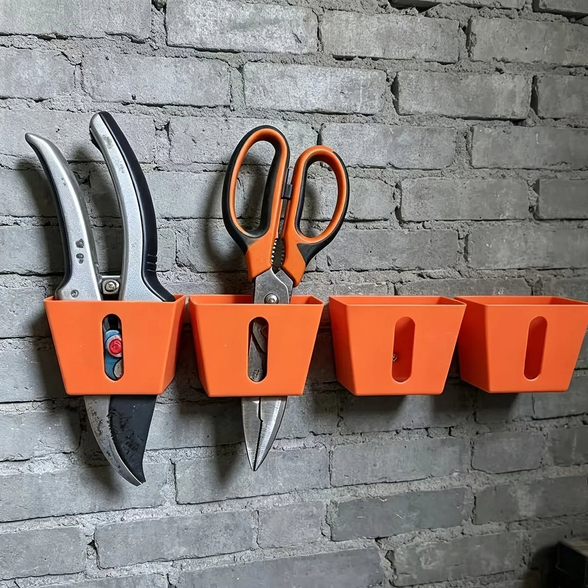 Garden Scissors Display Storage Rack Wall Mount Holder Practical Organizer For Home Backyard Shed Gardening Tools