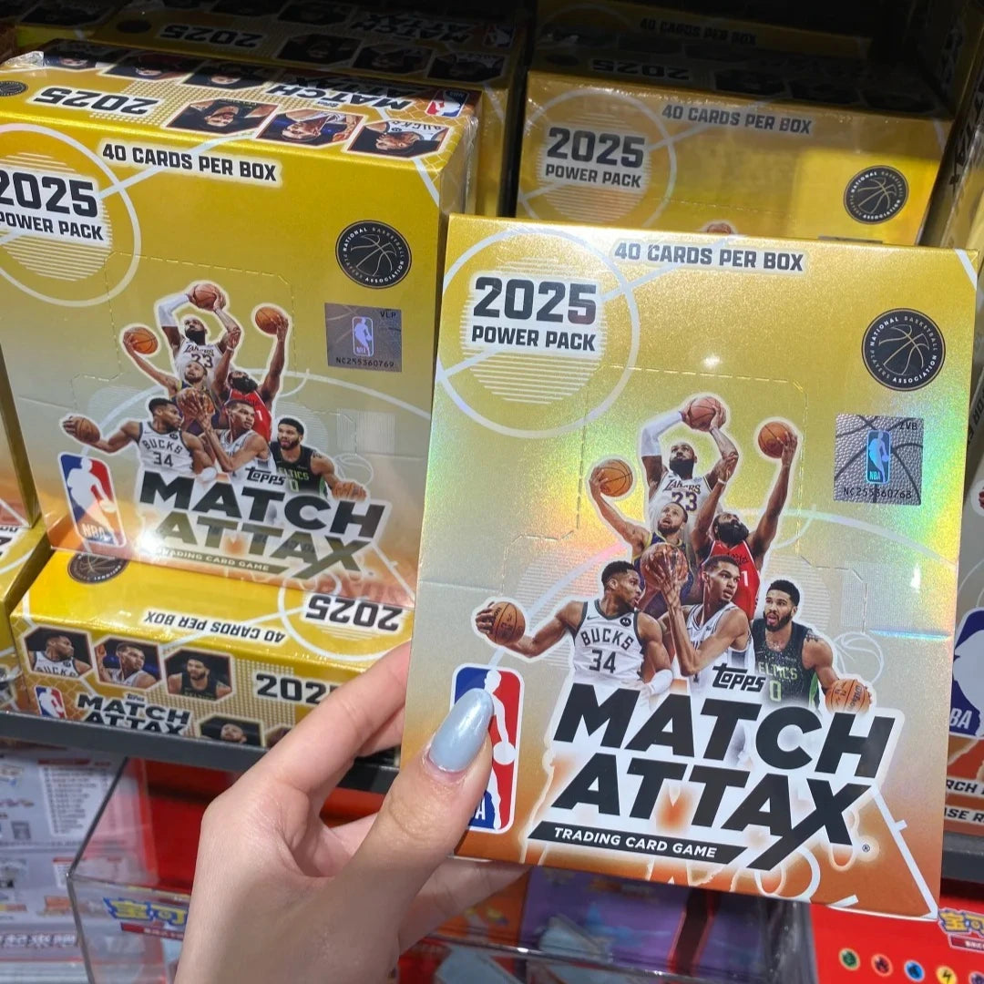 KAYOU Topps NBA Match Attax Card 25 26 NBA Card Basketball Match Card Game TCG Battle Collection Star Cards Energy Pack Toy Gift