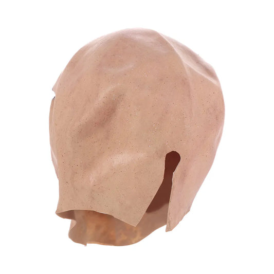 Faceless Man Halloween Slenderman Mask Dress Up Realistic Alien Skull Latex Helmet 3D Non-toxic Party Cosplay Props Unisex