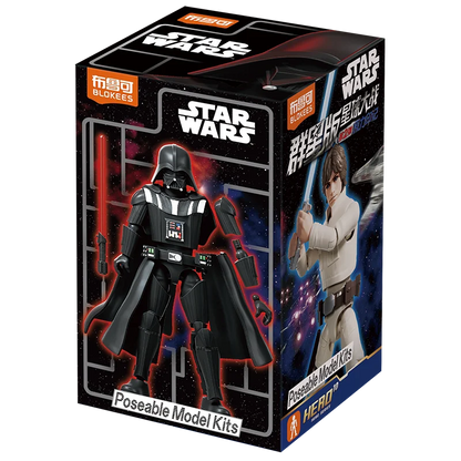 BLOKEES Original Mandalorian GV02 Star Wars Toy Djarin Mando Grogu Yoda Boba Fett Imperial Stormtrooper Action Figure Model Gift