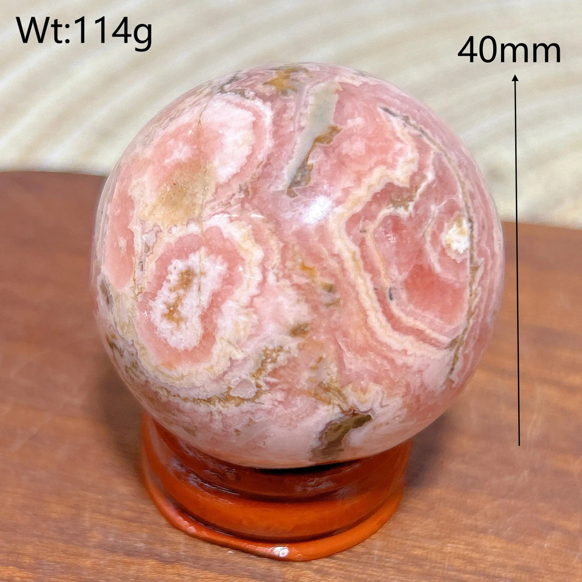 High Quality Natural Crystals Argentina Rhodochrosite Druzy Sphere Healing Gemstones Home Decorations Room Decor Jewelry Gift