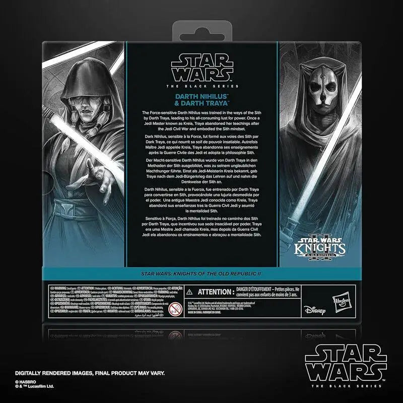 Hasbro Original Star Wars The Black Series Gaming Greats Darth Nihilus & Darth Traya 6" Action Figure 2-Pack Amazon Exclusive