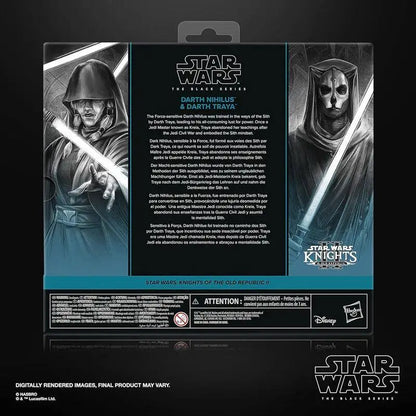 Hasbro Original Star Wars The Black Series Gaming Greats Darth Nihilus & Darth Traya 6" Action Figure 2-Pack Amazon Exclusive