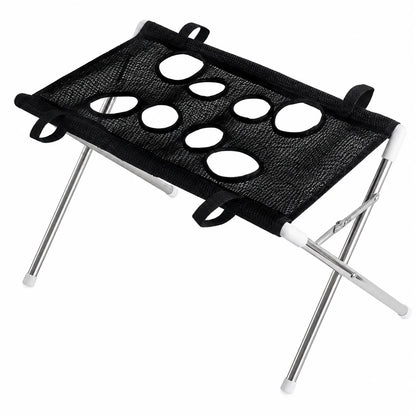 1Pcs Portable Pet Foldable Nail Grooming Bath Hammock Stand Clipping Helper Mesh Bathing Drying Table for Kitten Small Cats