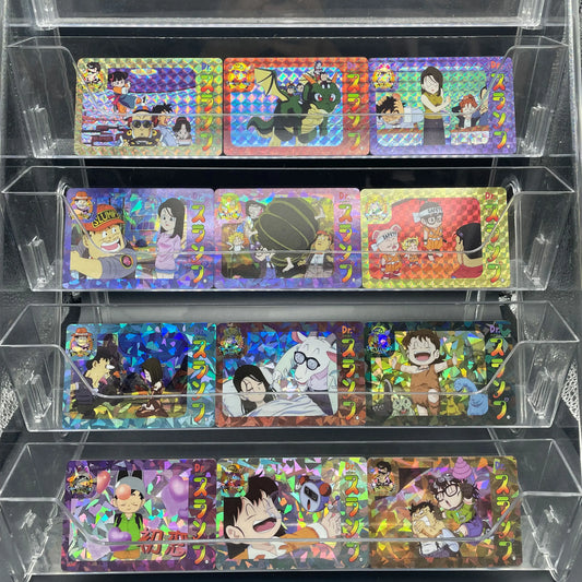 54Pcs/set Dragon Ball Anime Cartoon Style Son Goku Son Gohan Character Introduction Refractive Color Flash Collection Card