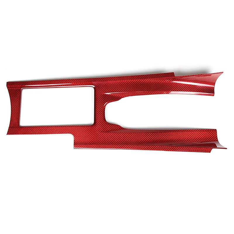 Real Carbon Fiber Car Center Console Gear Shift Panel Frame Trim Cover For Nissan GTR R35 2008-2016 LHD RHD Interior Accessories