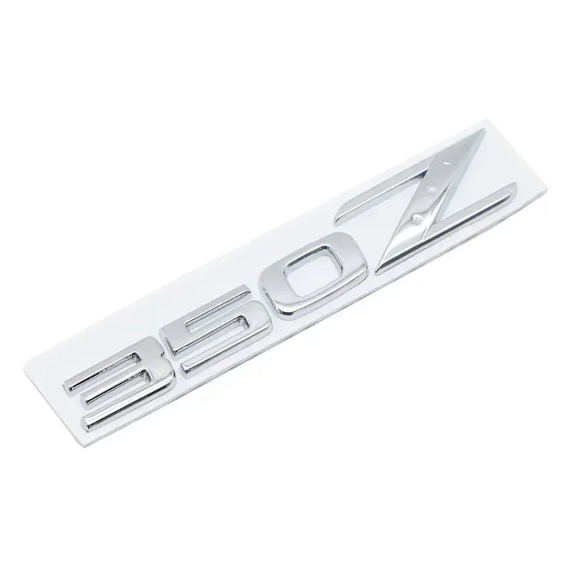 For Nissan 350Z 370Z Letters Rear Trunk Emblem Badge GTS GTR Nismo Z Z3 Z34 Teana Car Modification Stickers Decals 3D Metal
