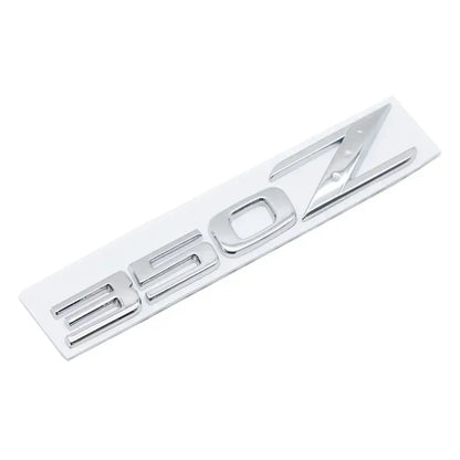 For Nissan 350Z 370Z Letters Rear Trunk Emblem Badge GTS GTR Nismo Z Z3 Z34 Teana Car Modification Stickers Decals 3D Metal