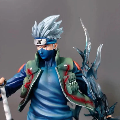 Naruto Hatake Kakashi Figure Lightning Slash Special Edition Anime Peripheral Model Gift for Boys