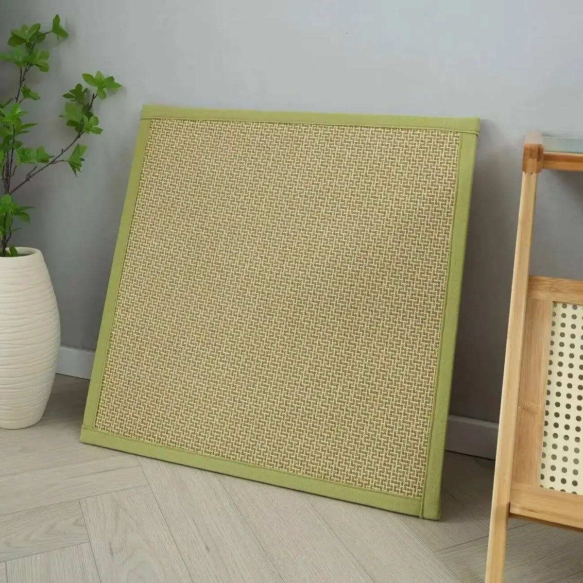 Rattan Summer Cooling Floor Mat Woven Tatami Carpet Bedside Rugs for Bedroom Living Room Bay Window Coffee Table Area Rugs Decor
