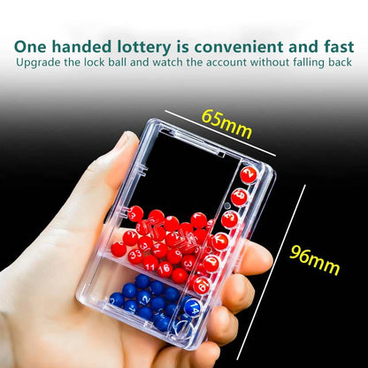 Mini Lottery Bingo Games Shake Lucky Ball Lucky Lottery Toy Number Picking Machine Entertainment Board Game Party Games