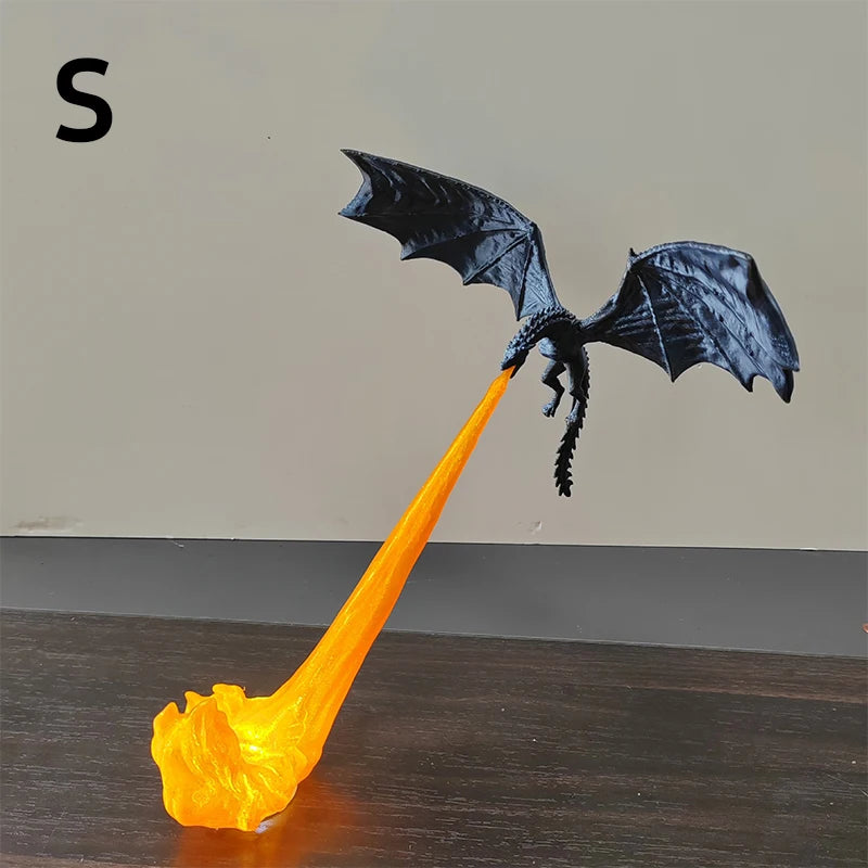New Dragon Flame Book Nook Sculpture Fire Breathing Dragon Gothic Ornament Halloween Birthday Present Bookshelf Decoration 2026