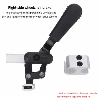 Wheelchair Hand Brake Electric Mechanical Anti-slip Brake Wheelchair Accessories High Sensitivity Wheelchair Brakes Replacement