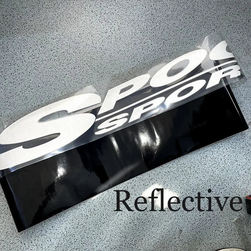 JDM Front Windshield Sticker Car Vinyl Sticker Universal Waterproof Race Car Body Truck Bumper Rear Window Decal