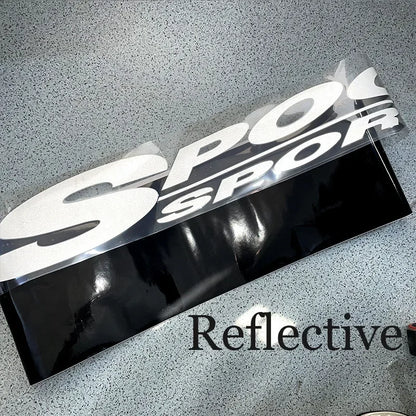 JDM Front Windshield Sticker Car Vinyl Sticker Universal Waterproof Race Car Body Truck Bumper Rear Window Decal