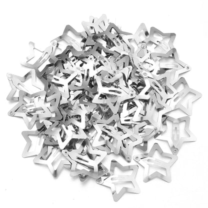 50pcs/lot Metal Colorful Kids BB Hair Clips Y2K Star Hair Clips For Broken Hair Clip Bangs Hair Clip Girls Y2K Style Hair Clips