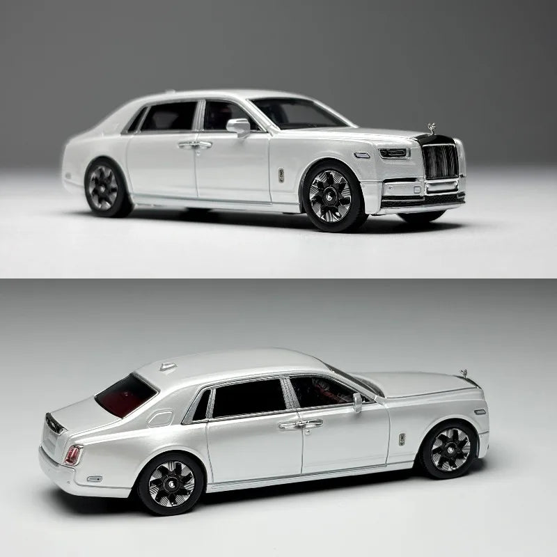 KING MODEL 1:64 Rolls‑Royce Phantom 8 Highly‑detailed Die‑cast Alloy Car Model Static Display For Car‑model Enthusiasts