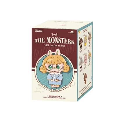 POPMART LABUBU Monsters Hair Salon Series Vinyl Plush Pendant Blind Box - Cute Anime Mystery Figure Ornaments Gift