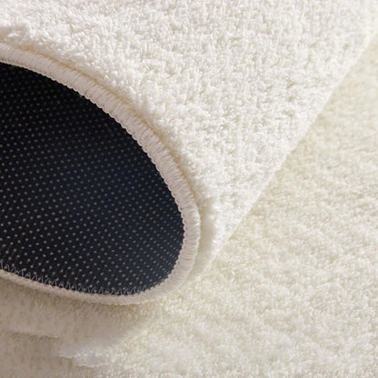 Cream Style Carpets for Living Room Minimalist Bedroom Decor Round Carpet Fluffy Soft Lounge Floor Mat Thick Plush Cloakroom Rug