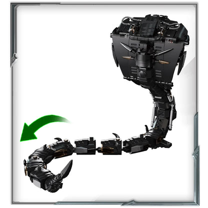 Cyberpunk 1000+pcs Mechanical Snake Building Blocks Animal Set Technical Model for Kid Adult Gifts MOC Creative Bricks Toy Model