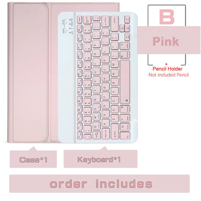 Keyboard Wireless Mouse Magic For iPad Pro 13 11 Case M5 M4 2026 M3 Air 13 11 5 4 10.2 9 8 7 Generation Case Bluetooth Keyboard