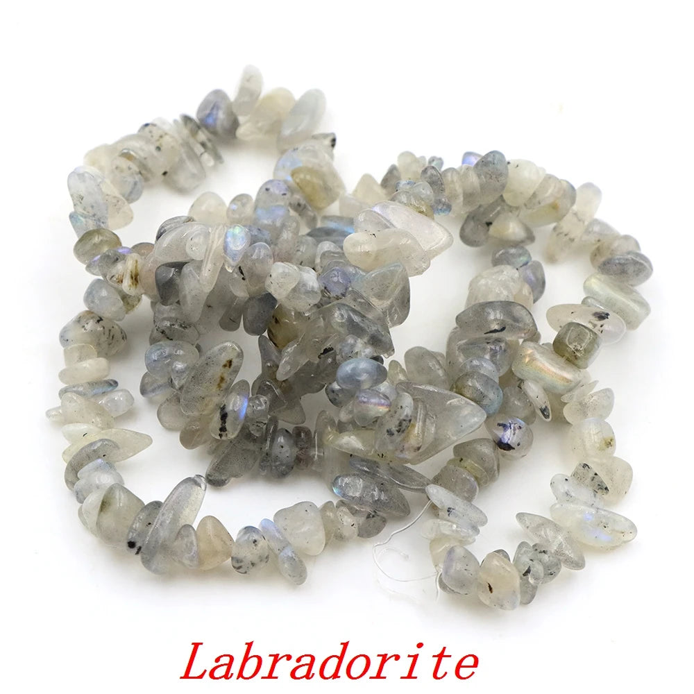 5-8mm Natural Irregular Lilac Lepidolite Stone Beads Gravel Chips Loose Spacer Beads for Jewelry Making DIY Bracelet Necklace