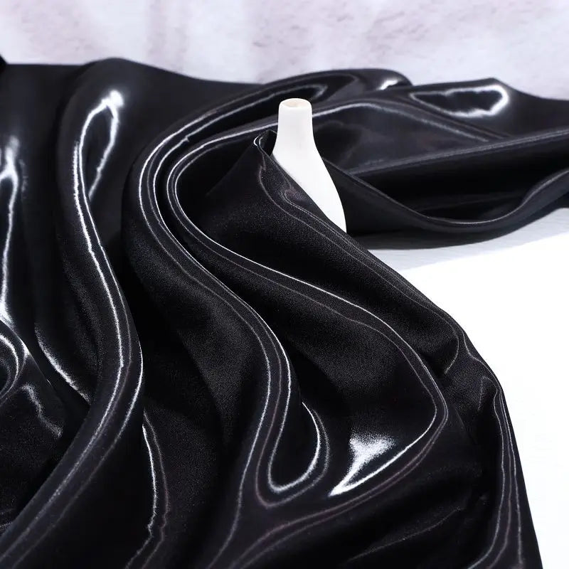 Liquid Water Light Reflective Fabric Per Meter for Clothes Wedding Dresses DIY Sewing Fashion Plain Silky Smooth Cloth Pink Blue
